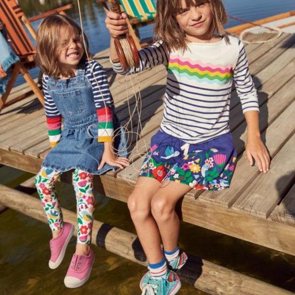 *SOLD* NWT Mini Boden Denim Jumper 3/4Y - Picture 6 of 6